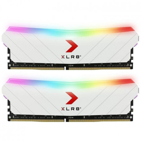 Mémoire RAM - PNY - XLR8 Gaming EPIC-X RGB DDR4 3600MHz 2x8GB White Edition - 79,99 €
