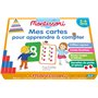 Montessori Mes cartes pour apprendre à compter 3-6 ans