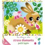Strass diamants petit lapin - mini boîte avec accessoires