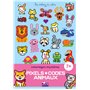 Coloriages mystères pixels et codes Animaux