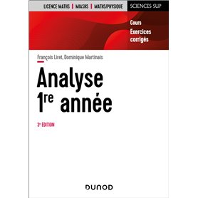 Analyse - Licence 1re année - 3e éd.