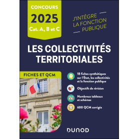 Les collectivités territoriales en fiches et QCM - 2025