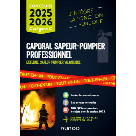Concours Caporal sapeur-pompier professionnel 2025-2026
