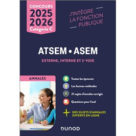 Concours ATSEM/ASEM - Annales corrigées - 2025-2026