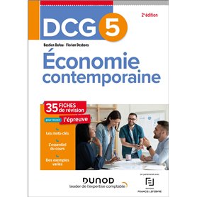DCG 5 Economie contemporaine - Fiches de révision - 2e éd.
