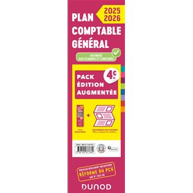 Plan comptable général - Pack édition augmentée : PCG 2025-2026 + Docs de synthèse