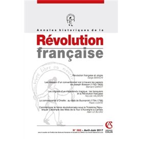 Annales historiques de la Révolution française n°388 (2/2017) Varia