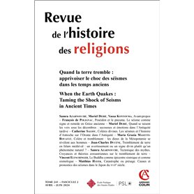 Revue de l'histoire des religions - Nº2/2024