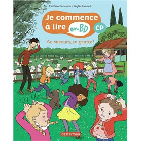 Je commence à lire en BD - Au secours ça gratte