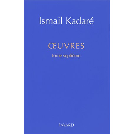 Oeuvres tome septième