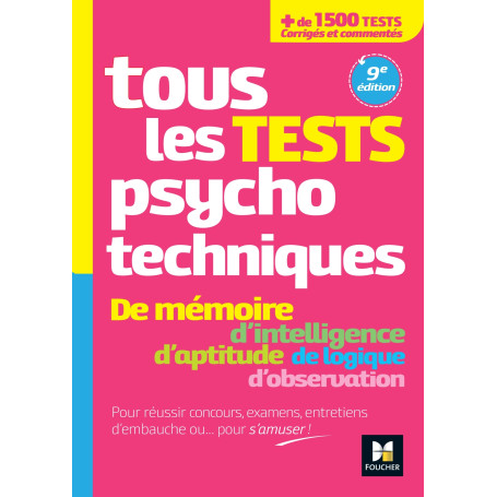 Tous les tests psychotechniques