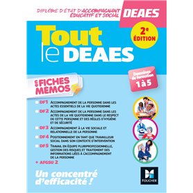 Tout le DEAES en fiches mémos - Nouveau programme