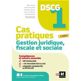 DSCG 1 - Gestion juridique fiscale et sociale - Cas pratiques  2025-2026