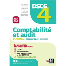 DSCG 4 - Comptabilité et audit - Manuel et applications - Millésime 2024-2025
