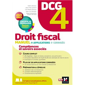 DCG 4 - Droit fiscal - Manuel et applications - Millésime  2025-2026
