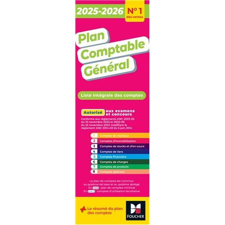 Plan comptable général - PCG - 2025-2026