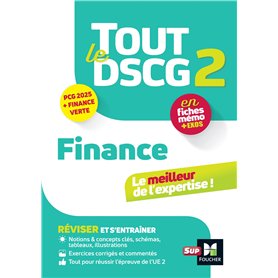Tout le DSCG 2 - Finance PCG 2025 - Révision et entraînement