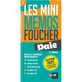 Les mini memos Foucher -  Paie -8e édition - Révision