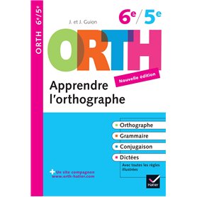 Apprendre l'orthographe 6e