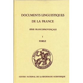 Documents linguistiques de la France T1