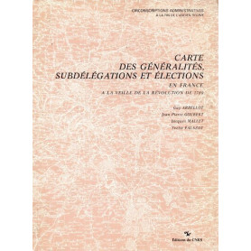 Carte des généralités