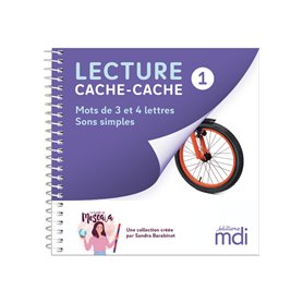 Lecture cache-cache - Livre 1 - Sons simples 3 à 4 lettres