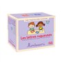 Coffret lettres rugueuses Montessori - Majuscules cursives