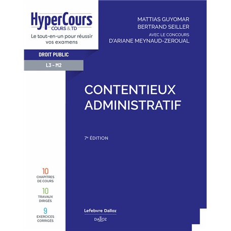 Contentieux administratif. 7e éd.