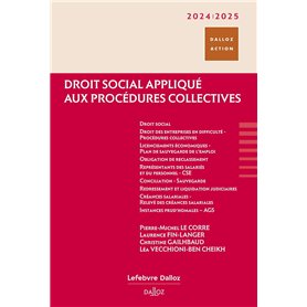 Droit social appliqué aux procédures collectives