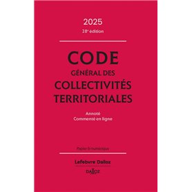 Code général des collectivités territoriales 2025