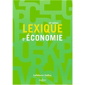 Lexique d'économie. 16e éd.