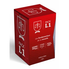 Pack L1 2025 : Code civil - Lexique des termes juridiques - Constitution de la République Fr. 23e