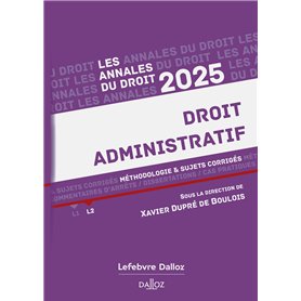 Annales Droit administratif 2025