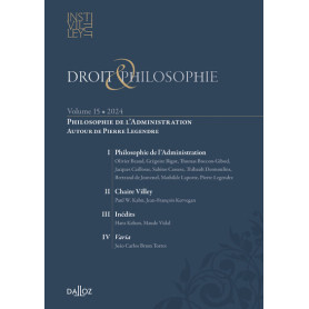 Droit & Philosophie. Volume 15