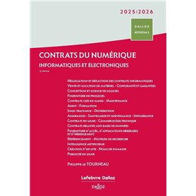 Contrats du numérique 2025/2026. 13e éd. - Informatiques et électroniques