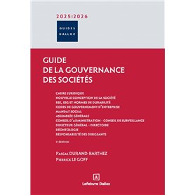 Le guide de la gouvernance des sociétés 2025/2026