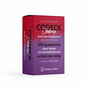 Codeck Challenge : Droit des Obligations - 100 questions pour tester vos connaissances en Droit des obligations