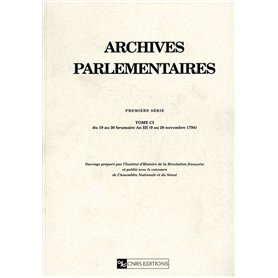 Archives parlementaires - tome C1
