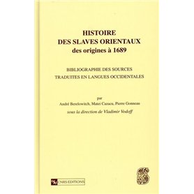 Histoire des slaves orientaux - des origines à 1689