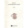 Revue d'histoire des textes 30-2000