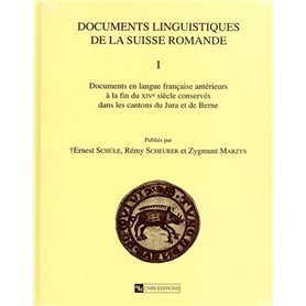 Documents linguistiques de la Suisse romande 1