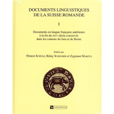 Documents linguistiques de la Suisse romande 1