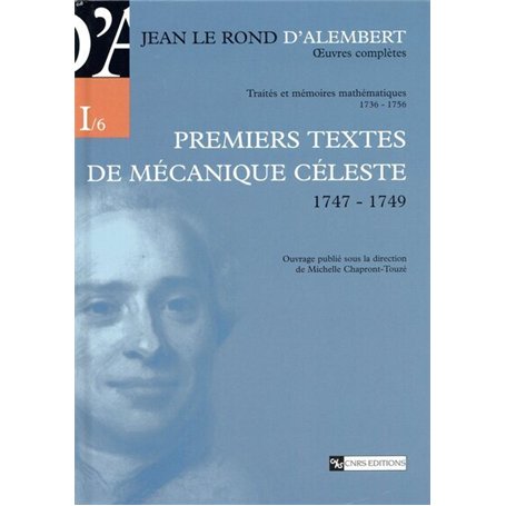 Premiers textes de mécanique céleste