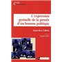 Expression gestuelle de la pensée d'un homme politique