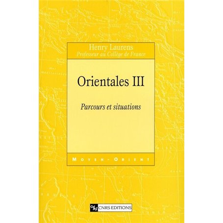 Orientales t03 - Parcours et situations