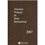 Annuaire Français de droit international 2007