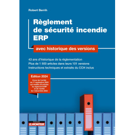 Règlement de sécurité incendie ERP avec historique des versions