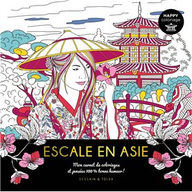 Happy coloriage Escale en Asie