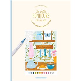 Les petits bonheurs de la vie - coloriage mystère luxe