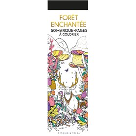 Marque page forêt enchantée